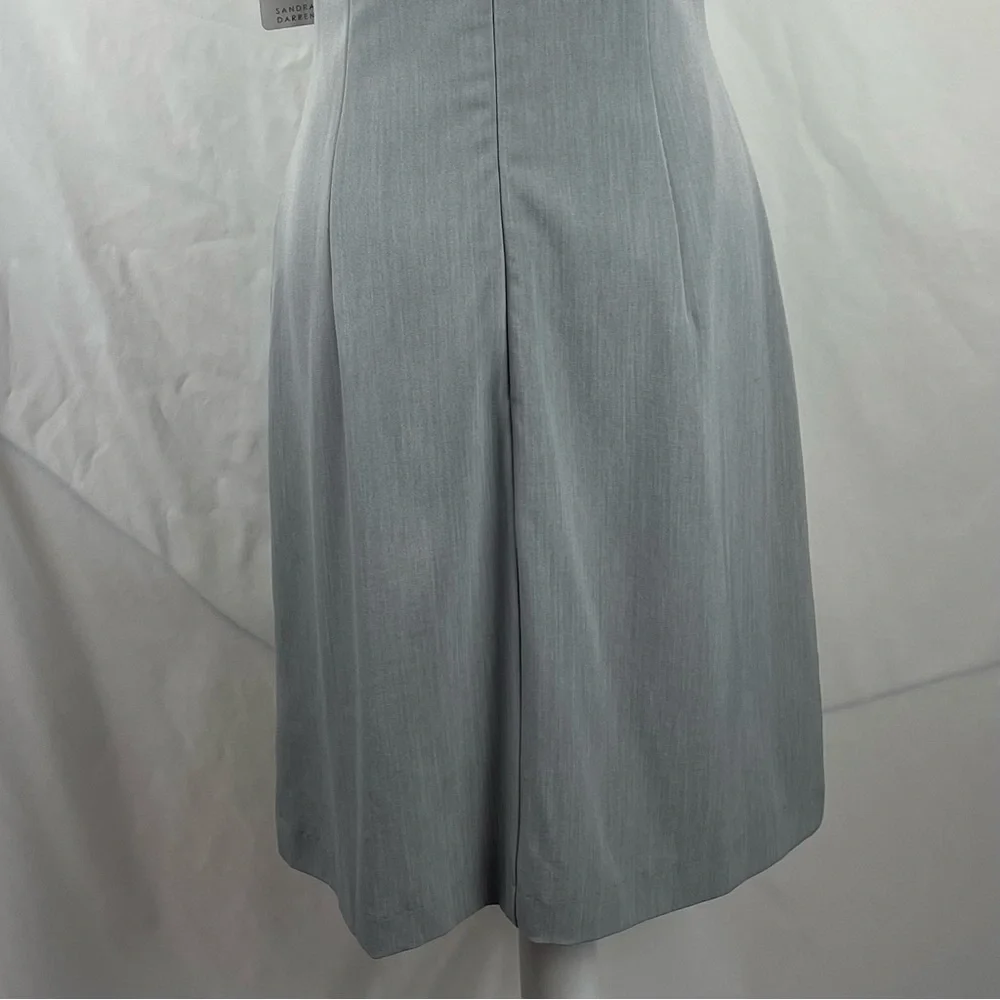 Sandra Darren Gray Bow Dress NWT Size 12_7